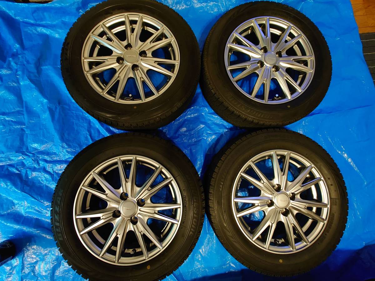 日本製】175/65R15 スタッドレス 4本 タイヤ ホイールセット