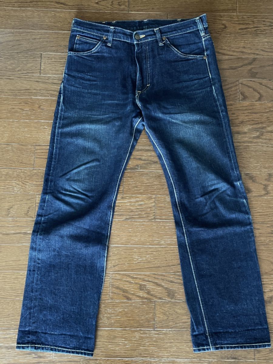 濃紺 旧リアルマッコイズ Lee 101Z 13,5oz W 34 90年後半頃 デニム  