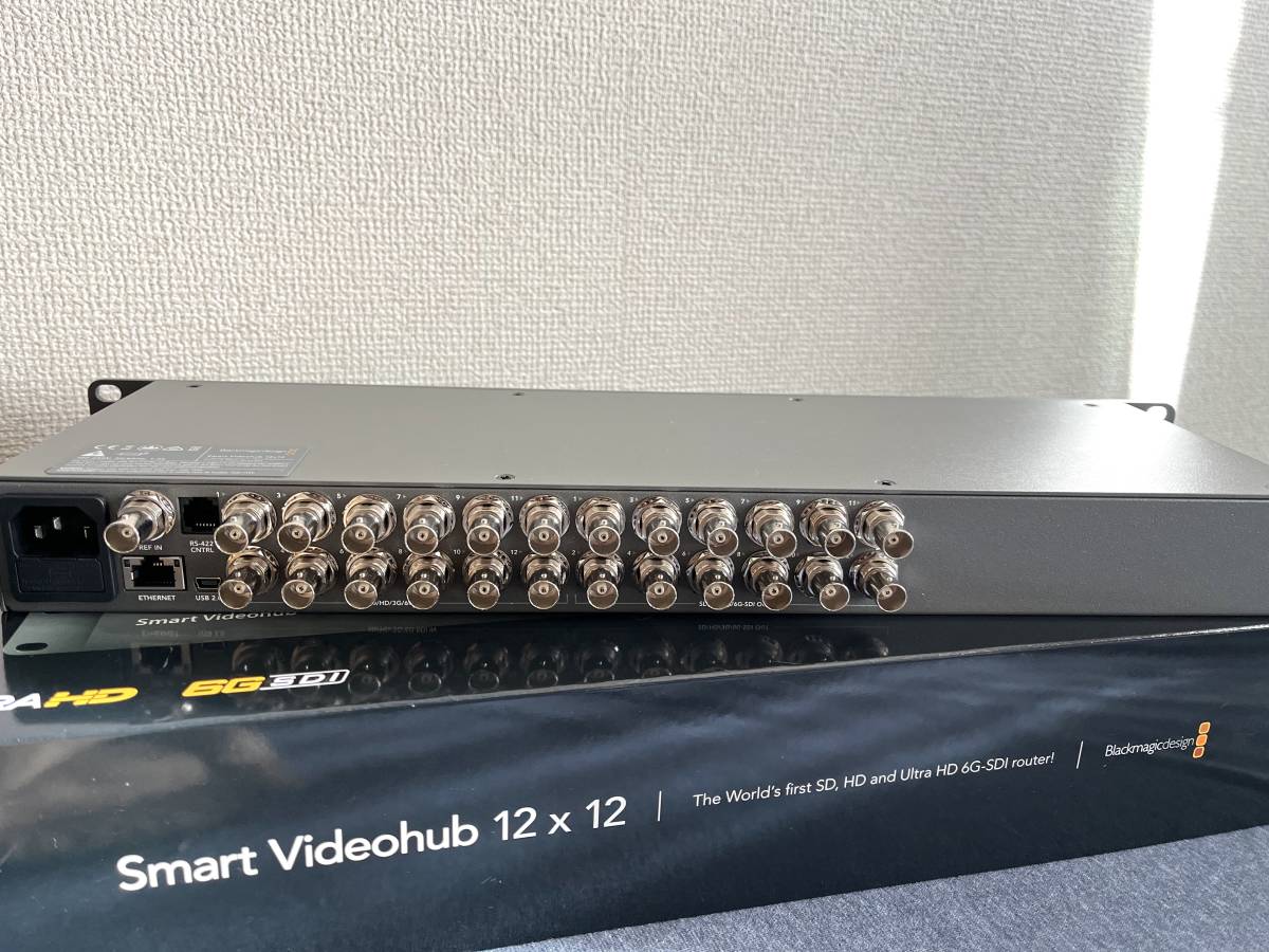 中古 Blackmagic Design Smart Videohub 12x12 ブラックマジック