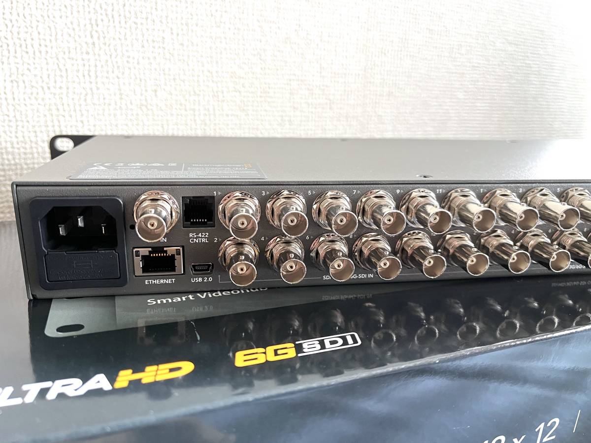 中古 Blackmagic Design Smart Videohub 12x12 ブラックマジック