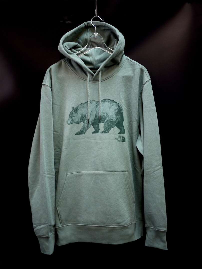 大得価，品質保証 海外限定 XLサイズ ノースフェイス 上質素材 スウェット パーカー 裏起毛 くま 熊 淡いグリーン THE NORTH FACE BEAR HOODIE(トップス)｜売買されたオークション情報、yahooの商品情報をアーカイブ公 男性用