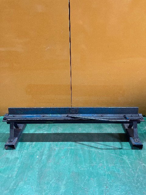 アングルバッタ 手動式 折り曲げ機 1円スタート！) パンチ2ｍ 田中機械 パンチ1ｍ ハゼ折り 板金折り曲げ機 Yahoo!オークション 折曲機 1ｍ パンチ - ハ 板金折り曲げ機／メタルベンダー／アングルバッタ（サビだらけの曲げ機を綺麗にし使えるようにしてみた）