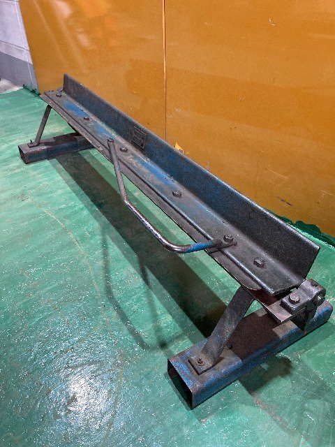 アングルバッタ 手動式 折り曲げ機 1円スタート！) パンチ2ｍ 田中機械 パンチ1ｍ ハゼ折り 板金折り曲げ機 Yahoo!オークション 折曲機 1ｍ パンチ - ハ 板金折り曲げ機／メタルベンダー／アングルバッタ（サビだらけの曲げ機を綺麗にし使えるようにしてみた）