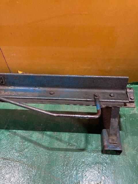 アングルバッタ 手動式 折り曲げ機 1円スタート！) パンチ2ｍ 田中機械 パンチ1ｍ ハゼ折り 板金折り曲げ機 Yahoo!オークション 折曲機 1ｍ パンチ - ハ 板金折り曲げ機／メタルベンダー／アングルバッタ（サビだらけの曲げ機を綺麗にし使えるようにしてみた）