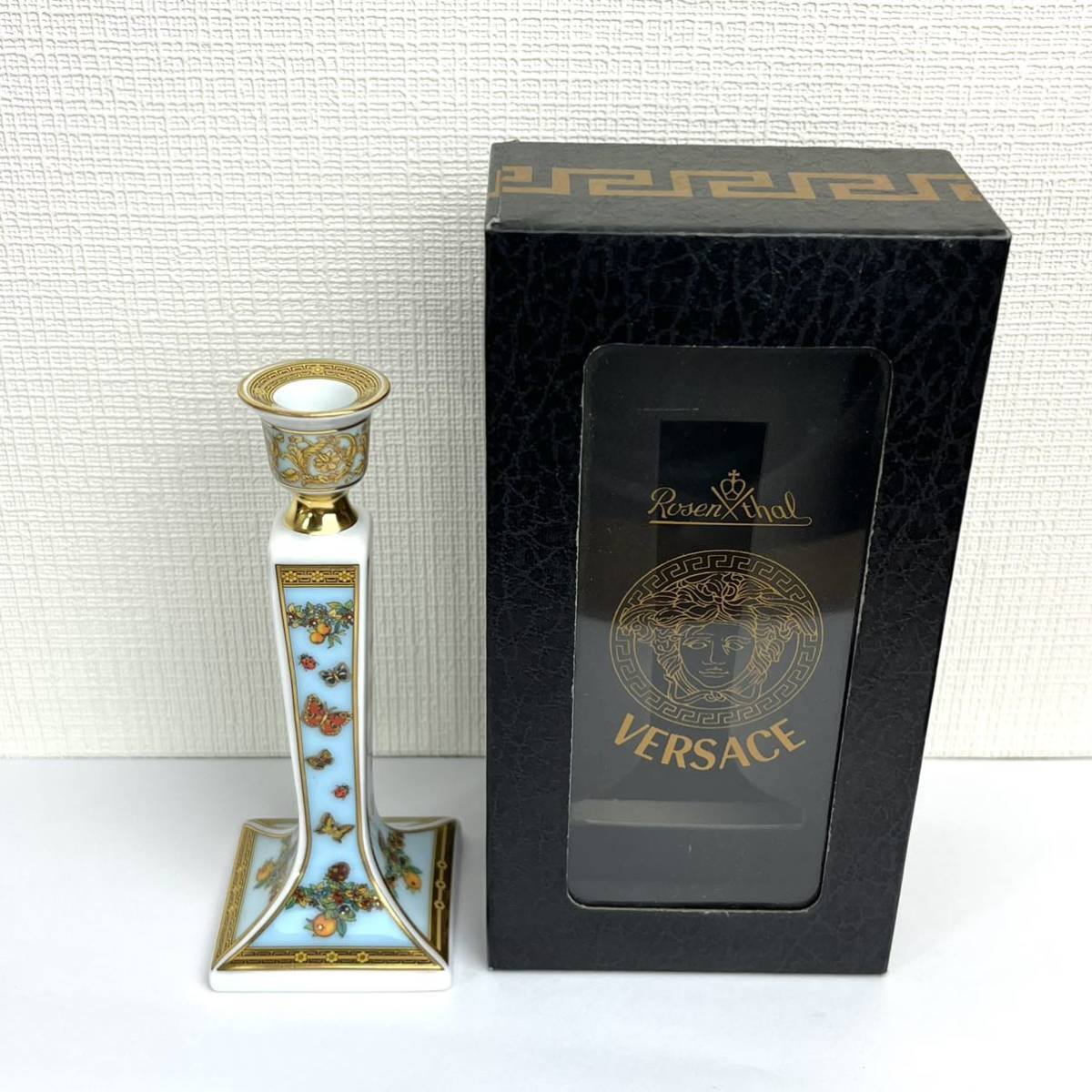 ヴェルサーチ × ローゼンタール ろうそく立て キャンドルスタンド 未使用品】ヴェルサーチ VERSACE ローゼンタール Rosenthal キャンドル