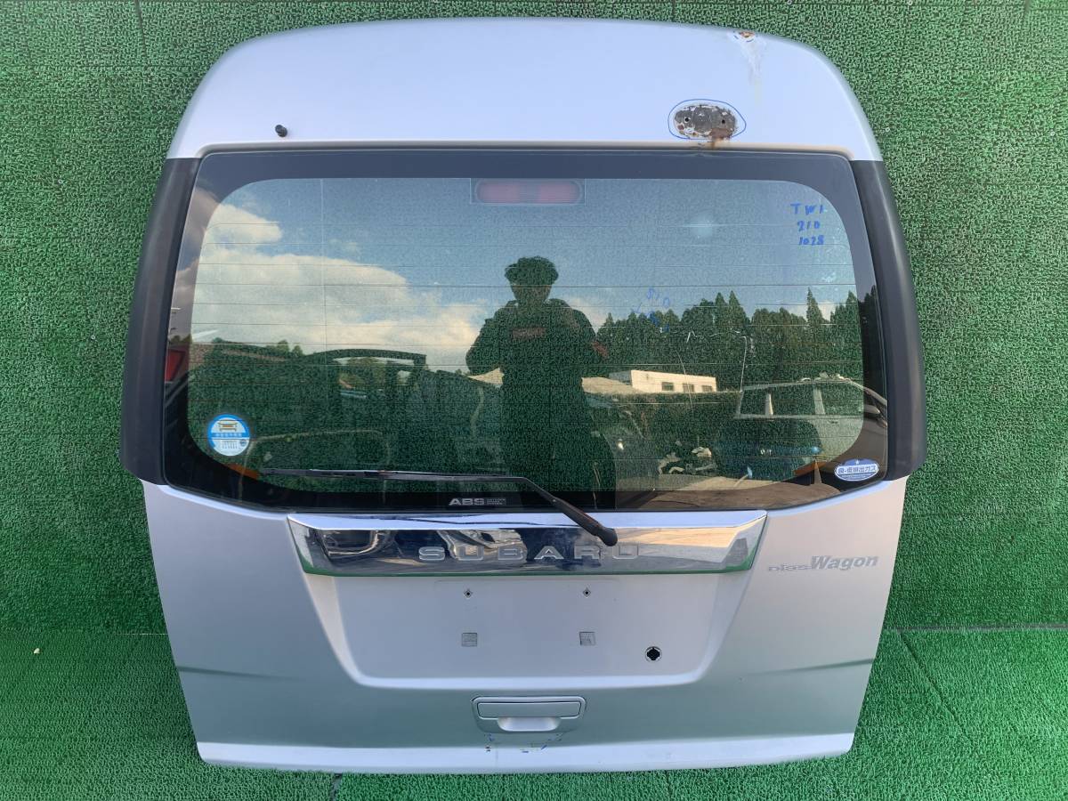 スバル サンバー TV1 TV2 TW1 TW2 カラー: シルバー210 リアゲート バックドア リヤゲート ハッチバック トランクゲート