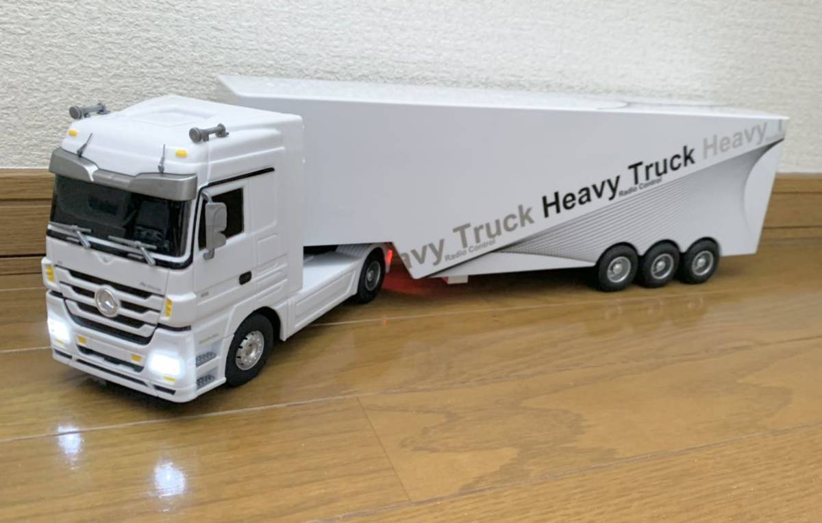 新品》1:32 メルセデス ベンツ アクトロス トレーラー ラジコンカー
