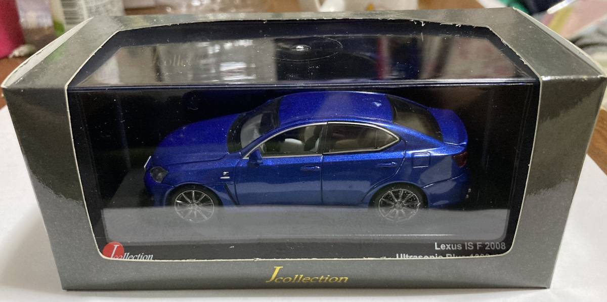 京商 1/43 LEXUS IS F 2008 Ultrasonic Blue Lexus F 0 J-COLLECTION | [
