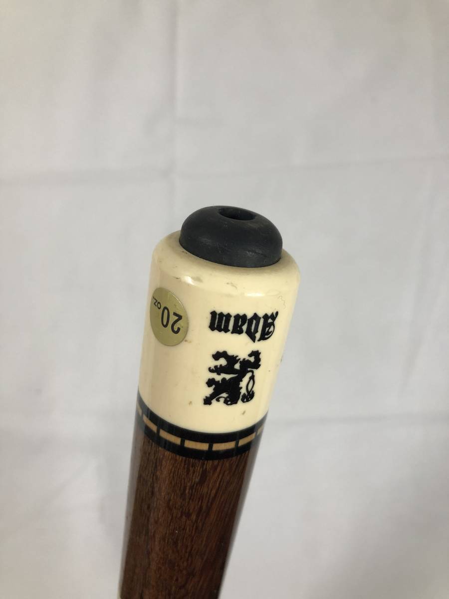 ADAMアダム Crest JS70 ADMIRAL ビリヤードキュー 20oz ADAM