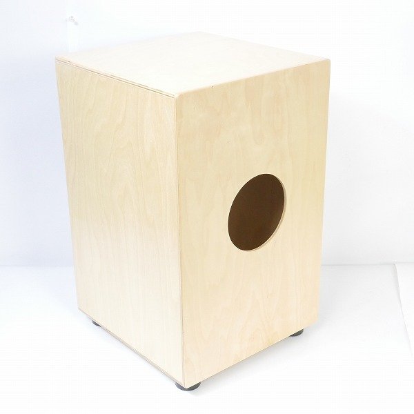 ☆ammoon カホン ボックスカホン 木製 打楽器 ゴム足付き 同梱×/D4X
