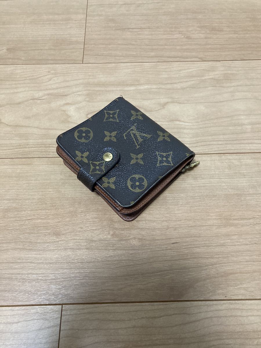 爆買い，豊富な LOUIS VUITTON ルイヴィトン コンパクトジップ 財布(モノグラムライン)｜売買されたオークション情報、yahooの商品情報をアーカイブ公開 - オークファン 服飾小物