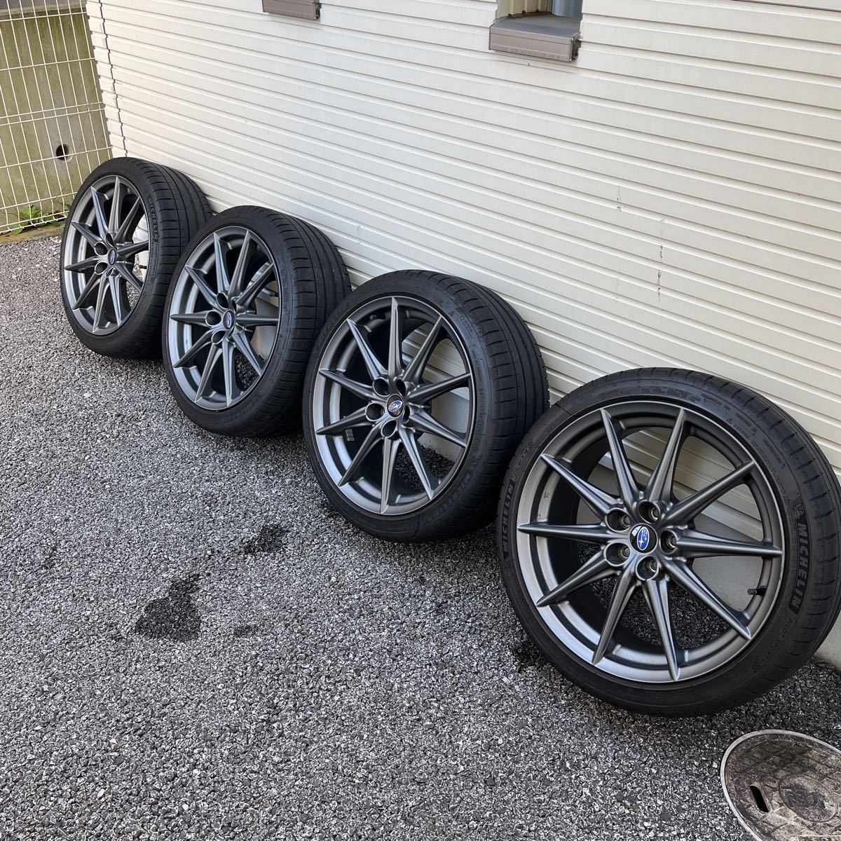 スバルBRZ ZD8 18インチ ホイールセット 薄かっ パイロットスポーツ4
