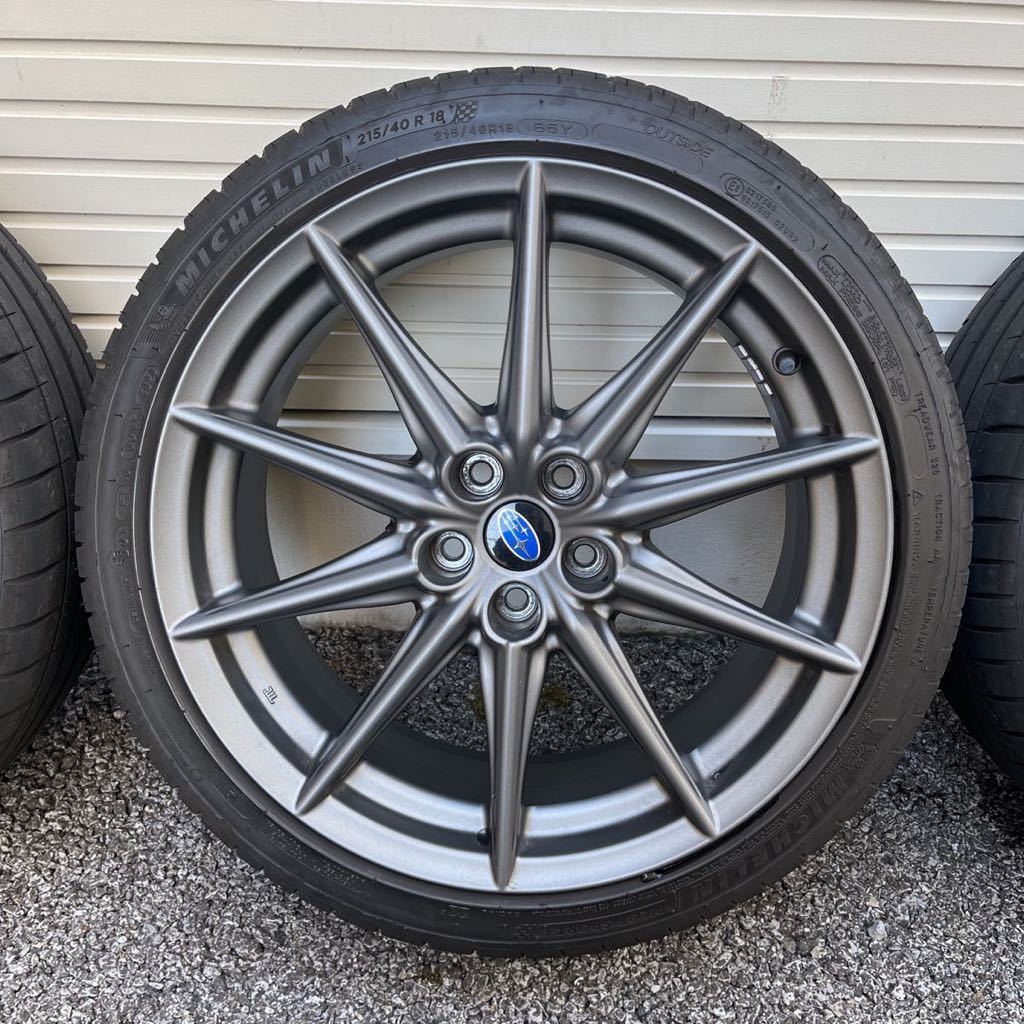 新作，得価 【超美品】スバル BRZ ZD8 純正ホイール PCD100 18 7.5J 