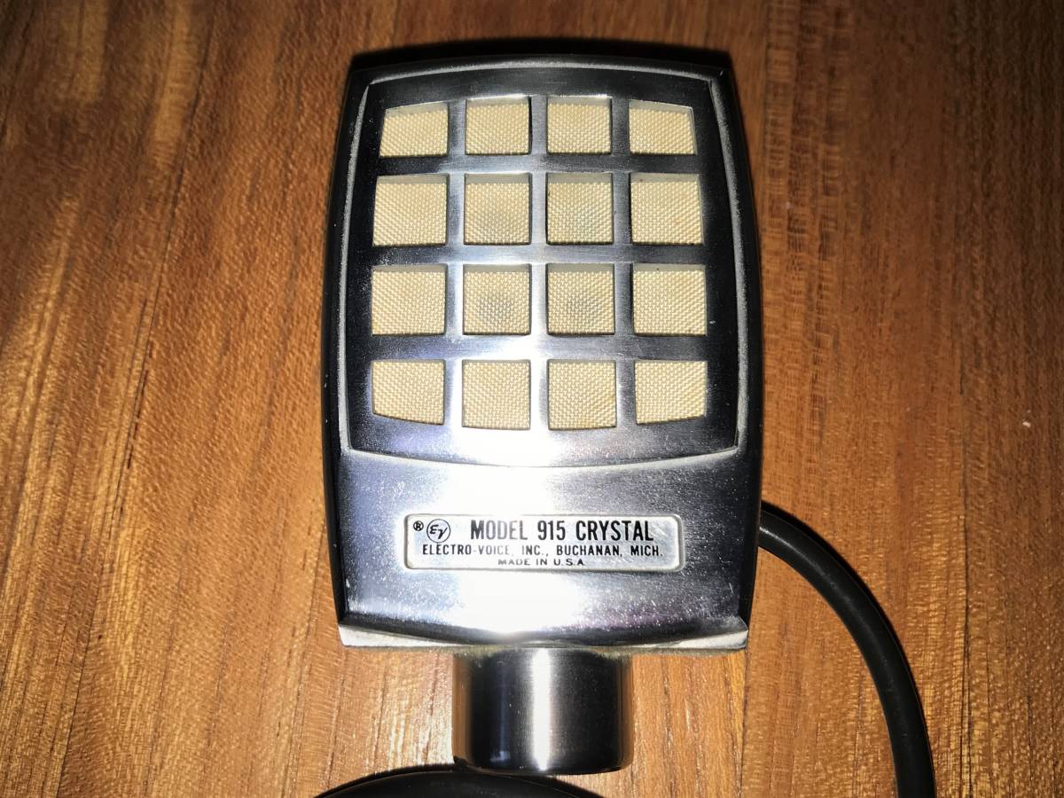 動作未確認品】Vintage 1950's Electro Voice 915 crystal microphone
