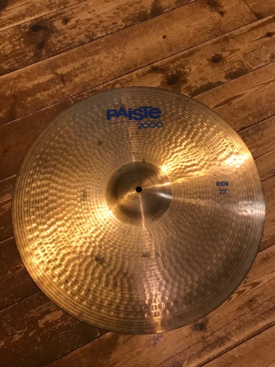 人気定番，定番人気 PAISTE 2000 22インチRIDEシンバル(シンバル)｜売買されたオークション情報、yahooの商品情報をアーカイブ公開 - オークファン シンバル