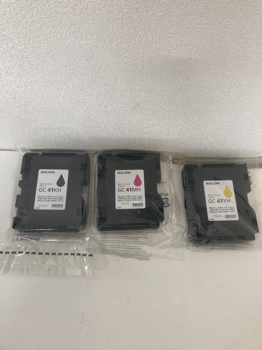 新品，お買い得 RICOH gc41kh シリーズ 3点セット(リコー)｜売買されたオークション情報、yahooの商品情報をアーカイブ公開 - オークファン リコー