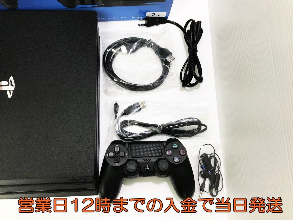 1円】PS4 本体 PlayStation 4 Pro ジェット・ブラック 2TB (CUH