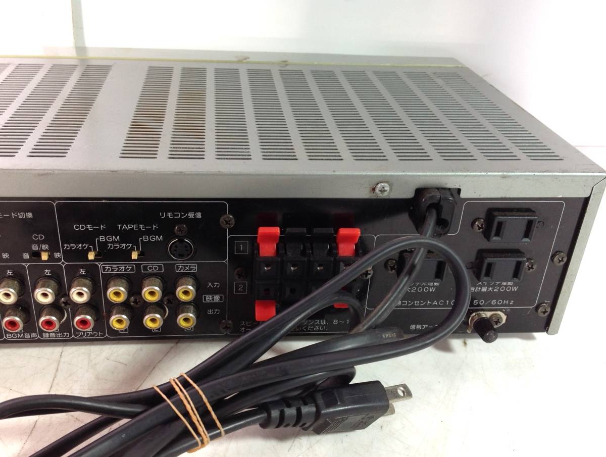 DA-X10 BMB ミキシングアンプ bmbアップ カラオケ カラオケアンプ 通電