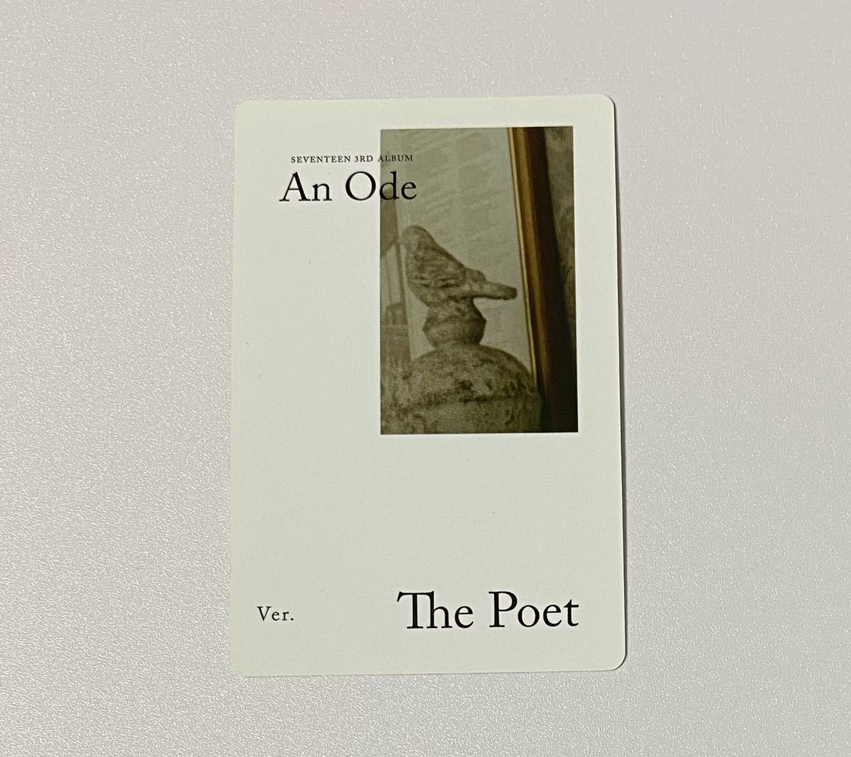 SEVENTEEN ミンギュ An Ode The Poet Ver. トレカ MINGYU Photocardの