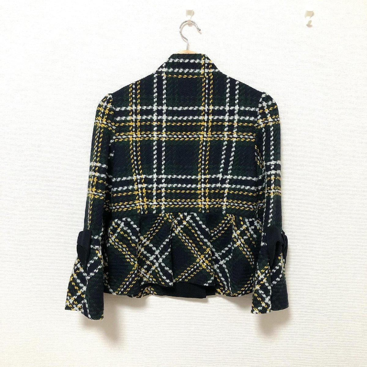 M'S GRACY エムズグレイシー ノーカラーラメツイードジャケット ハレの