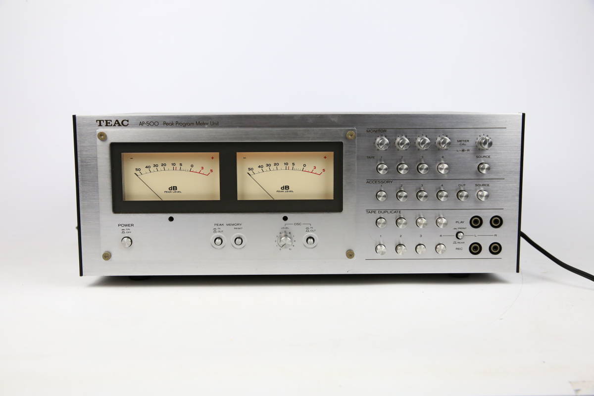 アンプ TEAC AP-500 TEAC AP-500 | Reference Very RARE Peak Program Meter Unit Vintage