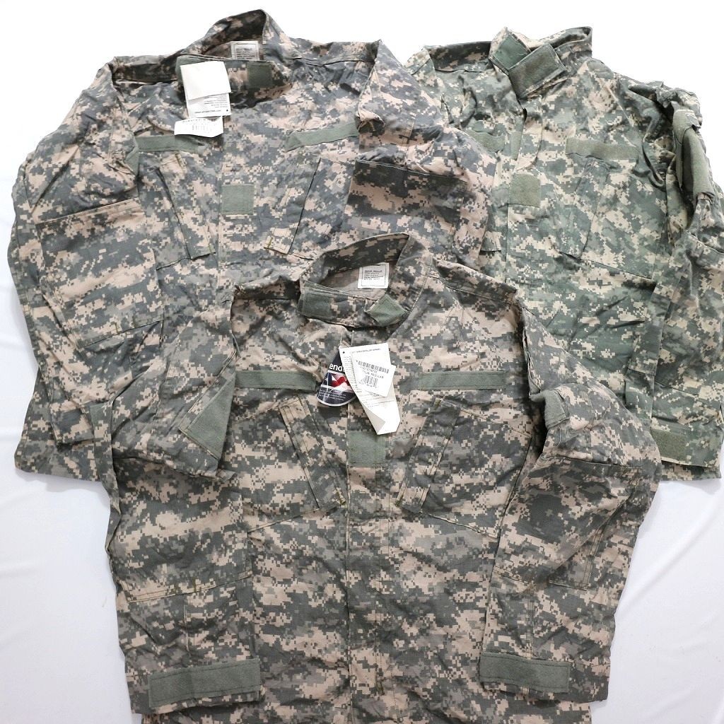 ◎アメリカ軍 ACUジャケット set デジカモ ワンポイント 他 (メンズM) 9枚セット まとめ売り 古着卸 1円スタート 最落なし MJ9835