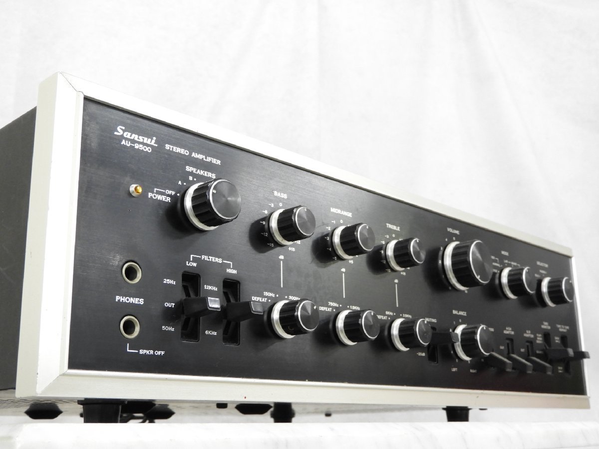 SANSUI AU-9500 ステレオアンプ 簡易メンテナンス済 動作品 サンスイ