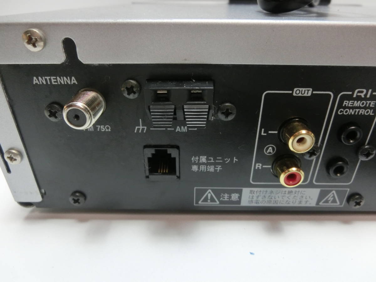 ONKYO T-433 FM/AMチューナー 現状品 ONKYO T-433 FMステレオ⁄AMチューナー