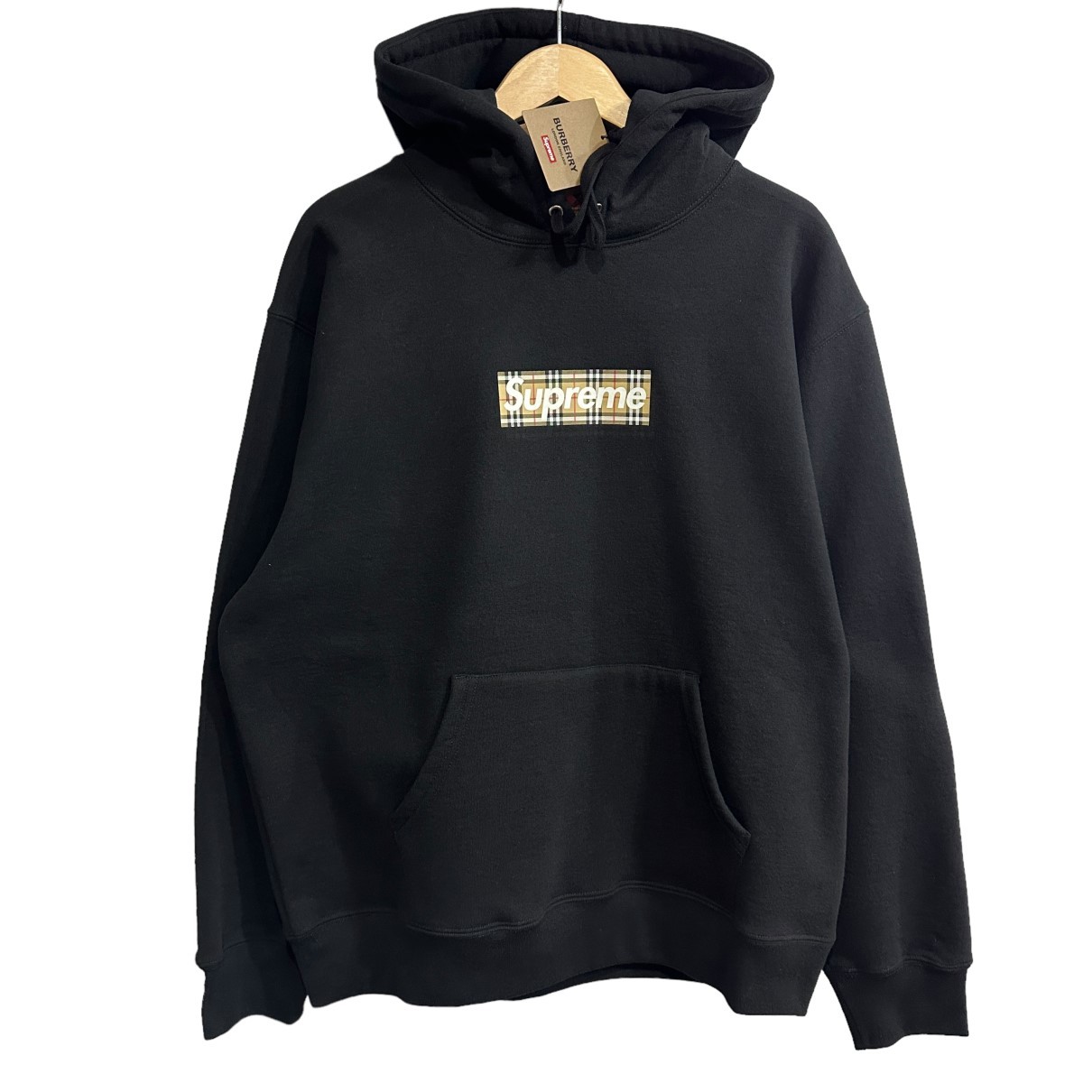 SUPREME × BURBERRY 22SS ボックス ロゴ Tシャツ 白 L Supreme