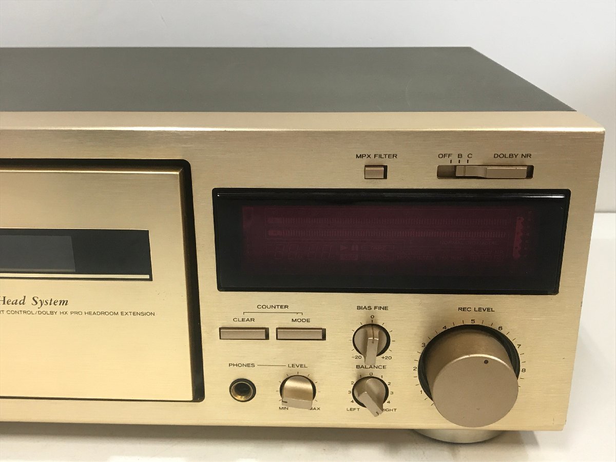 オーバーホール品】TEAC 高音質3ヘッド カセットデッキ「V-1030」再生