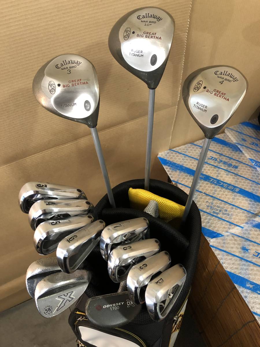 ☆中古ゴルフクラブセット☆キャロウェイ CALLAWAY 14本組〔3054〕