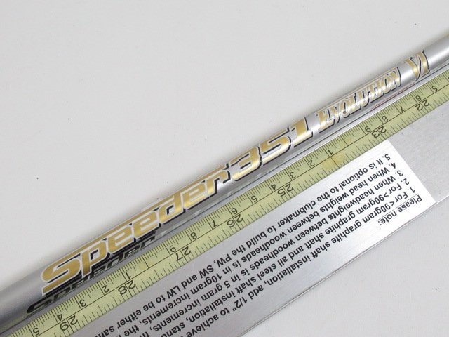 Speeder Fujikura Evolution Shaft EVOLUTION FUJIKURA SPEEDER Driver