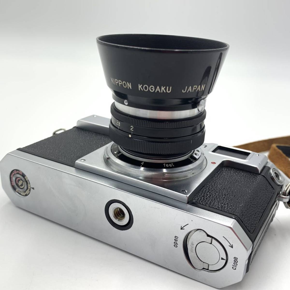 1円 NIKON ニコン S2 ? NIKKOR-H.C 5cm F2 革ケース付き S型ニコン