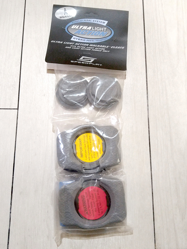 SPEEDPLAY ULTRA LIGHT ACTION WALKABLE CLEATS スピードプレイ ウルトラライトアクション ウォーカブルクリート グレイ
