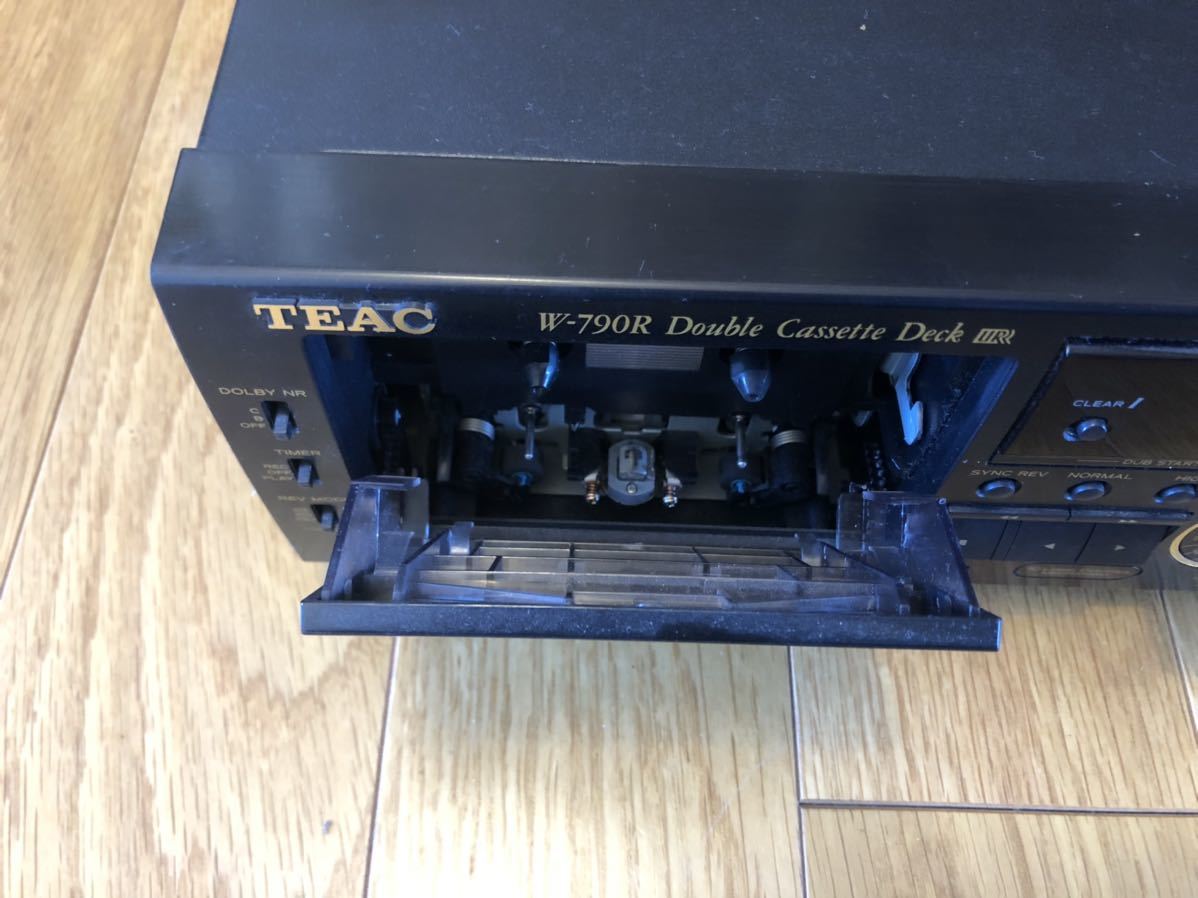 TEAC ティアック W-790R 倍速ダビング・ダブルカセットデッキ 簡易動作