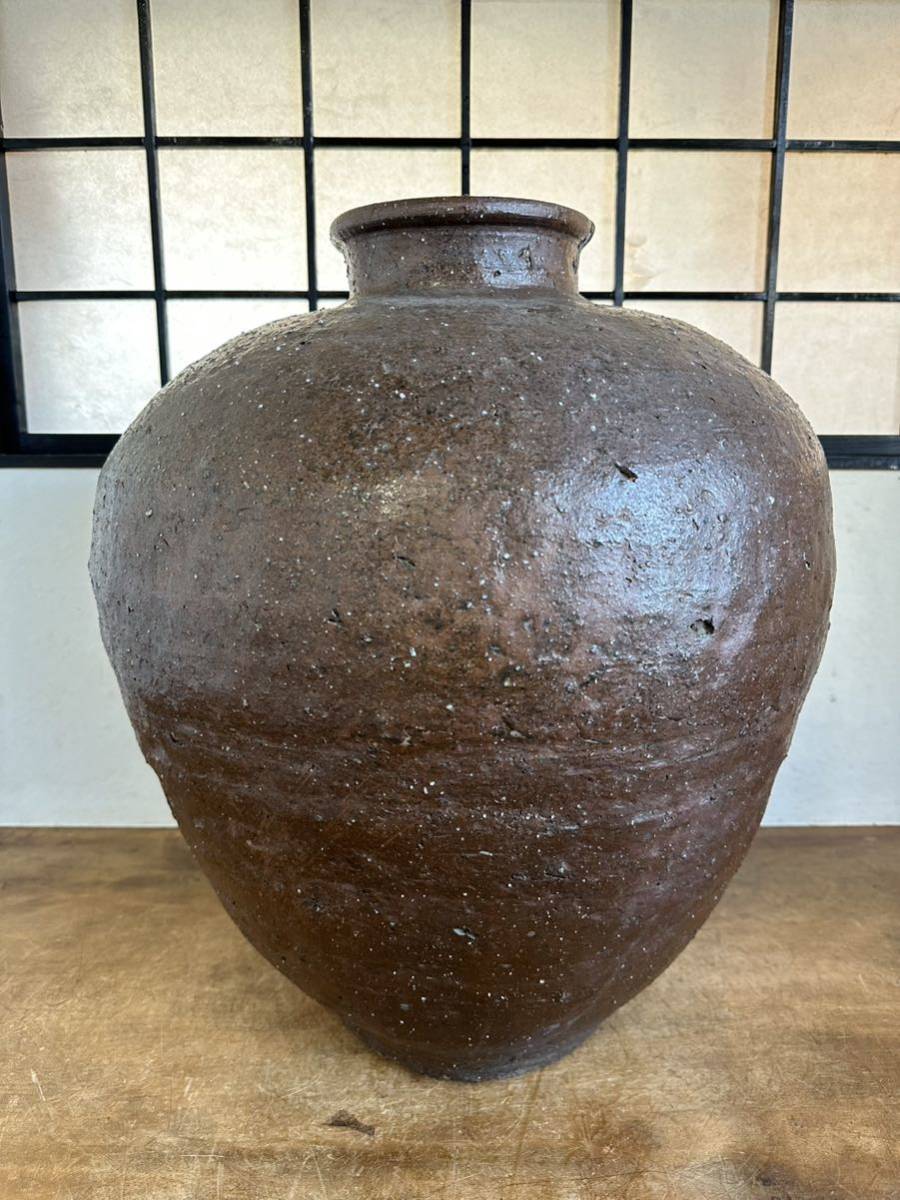 2025，限定SALE HG117 古い壺 茶壺 信楽 古信楽 壺 大壺 茶道具 茶席 骨董品 古美術 置物 時代物 品 信楽焼 常滑(花器、壷)｜売買されたオークション情報、yahooの商品情報をアーカイブ公開 - オークファン 信楽
