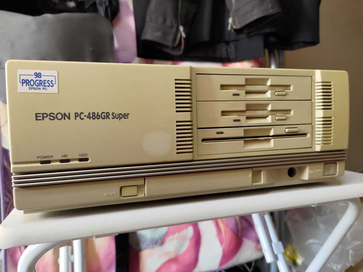 ジャンク EPSON PC-486GR Super EPSON PC-486GR Super 旧型PC ジャンク