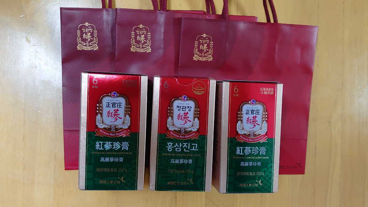 正官庄の紅蔘珍膏250g 正官庄红参膏- 120g