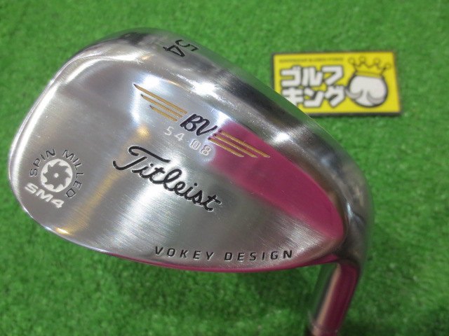 【定番人気，爆買い】 GK石川橋 476 タイトリスト ボーケイ ウェッジスピンミルドSM4ツアークローム 54.08 NSPRO950GH JP S ウェッジ(タイトリスト)｜売買されたオークション情報、yahooの商品情報をアーカイブ公開 - オー 男性右きき用