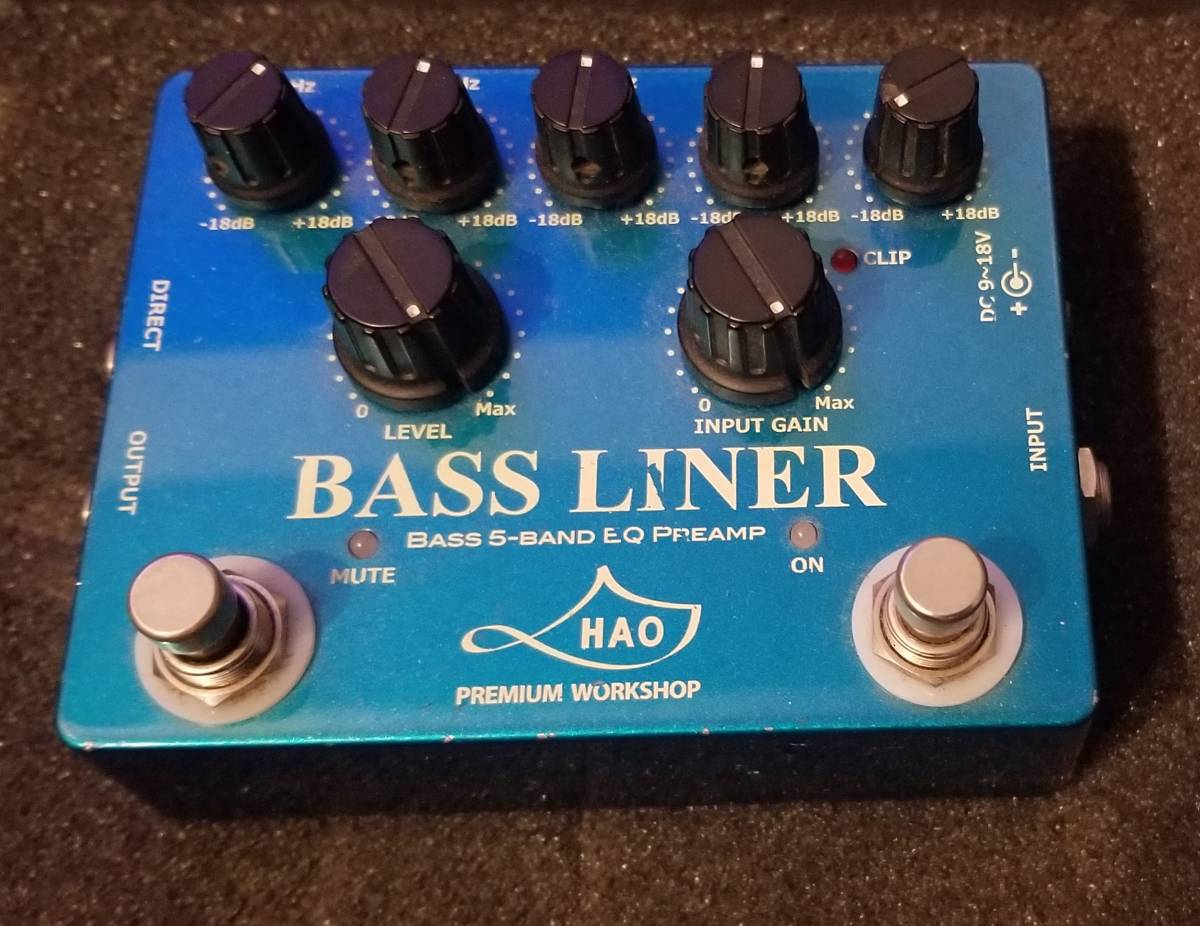 HAO BASS LINER HAO BASS LINER 5-Band EQ Preamp Bass Guitar Effect