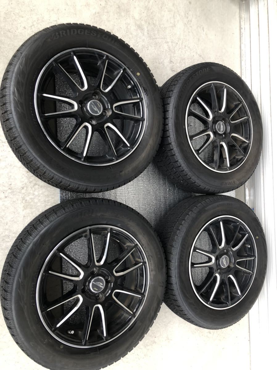 格安，新作 スタッドレスタイヤアルミホイール４本セット 195/60R16 BSブリザックVRX2 2018製100&times; 4穴(スタッドレスタイヤ)｜売買されたオークション情報、yahooの商品情報をアーカイブ公開 - オークファ 4穴