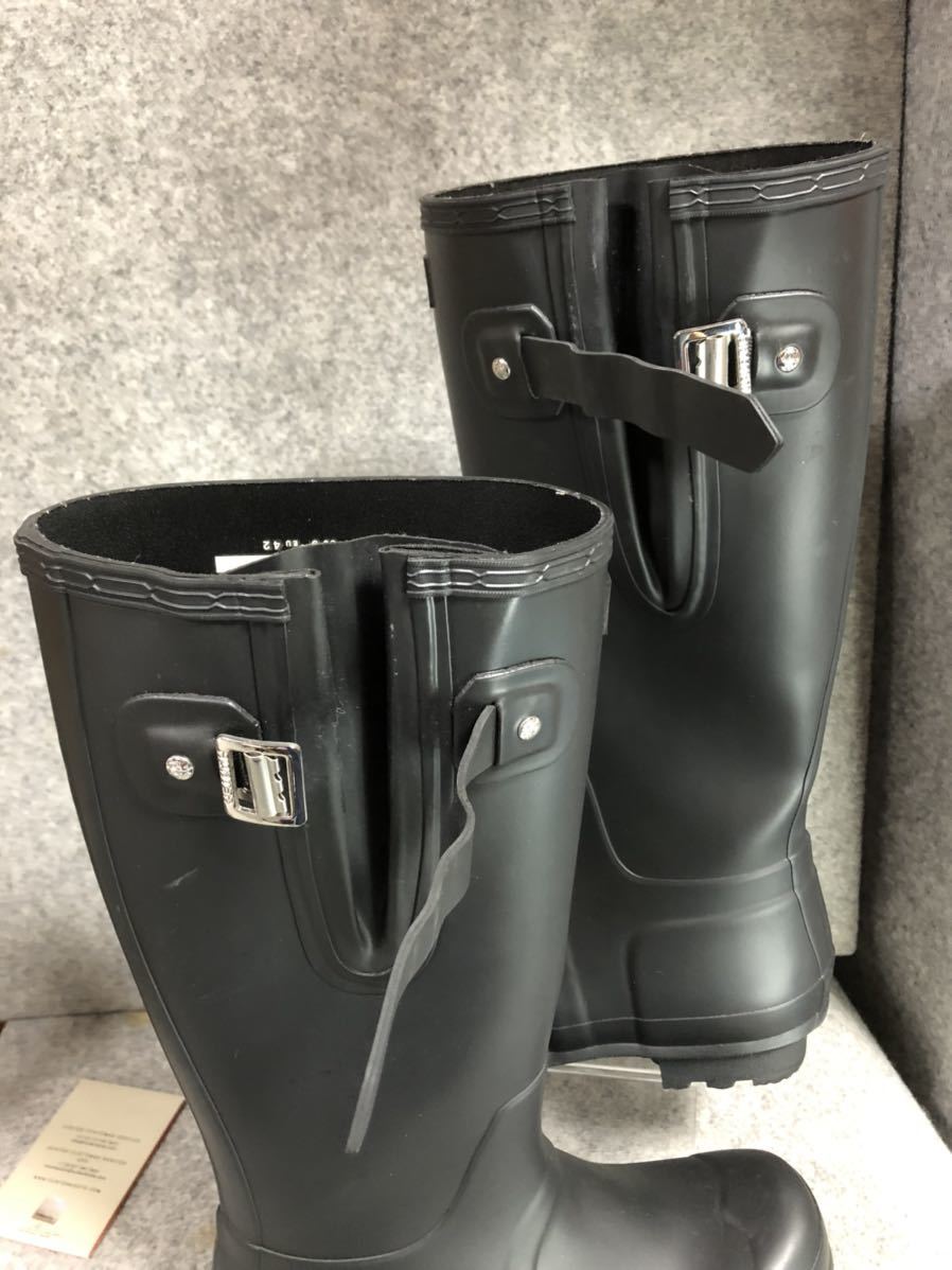 26.5〜27㎝★美品HUNTERレインブーツUK8 メンズハンターブーツ 長靴 26.5〜27㎝☆美品HUNTERレインブーツUK8 メンズハンターブーツ 長靴