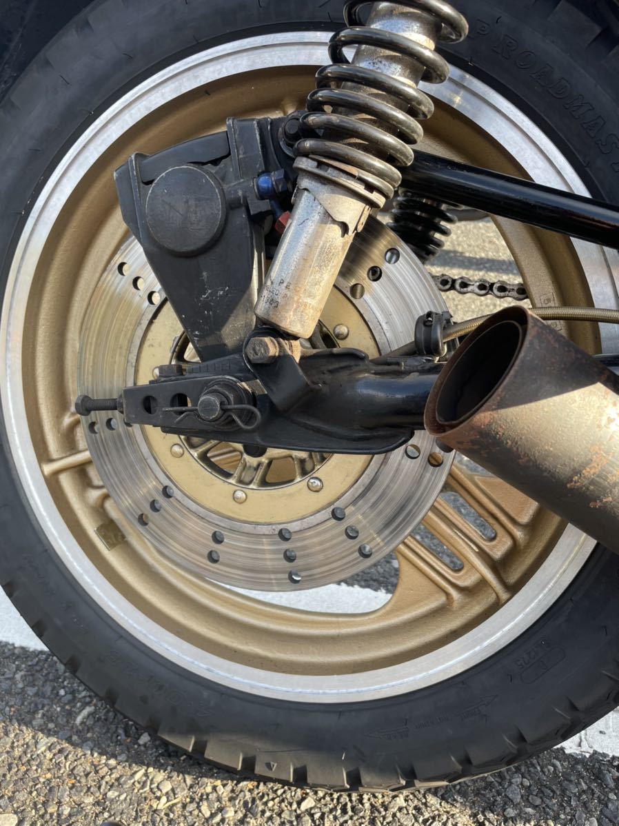 BEET 刻印 キャストホイールz400fx用タイヤ付(ビートキャスト Z550FX