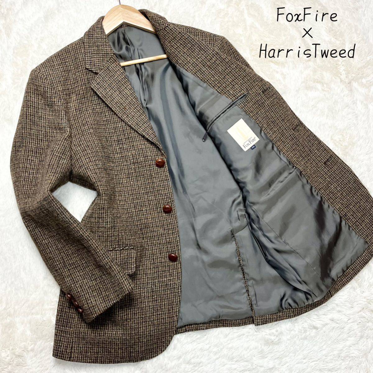 極美品 【希少サイズL 】 FoxFire HarrisTweed フォクスファイヤー