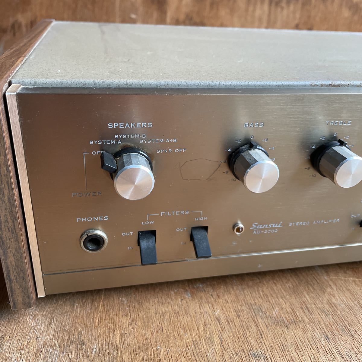 Sansui AU-2000 ステレオアンプ 動作品 音出し確認済 山水サンスイ