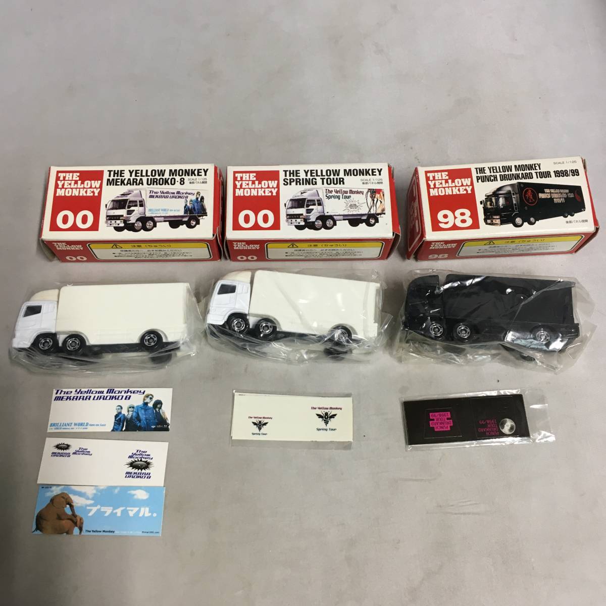お得，新作登場 THE YELLOW MONKEY イエローモンキー トミカ トラック 3点セット パンチドランカーツアー メカラウロコ8 スプリング 22/1114(その他)｜売買されたオークション情報、yahooの商品情報をアーカイブ公 その他