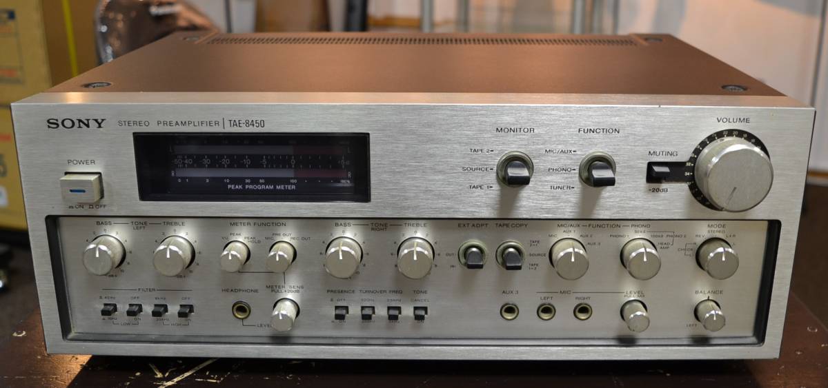 ジャンク品 SONY ソニー プリアンプ TAE-8450