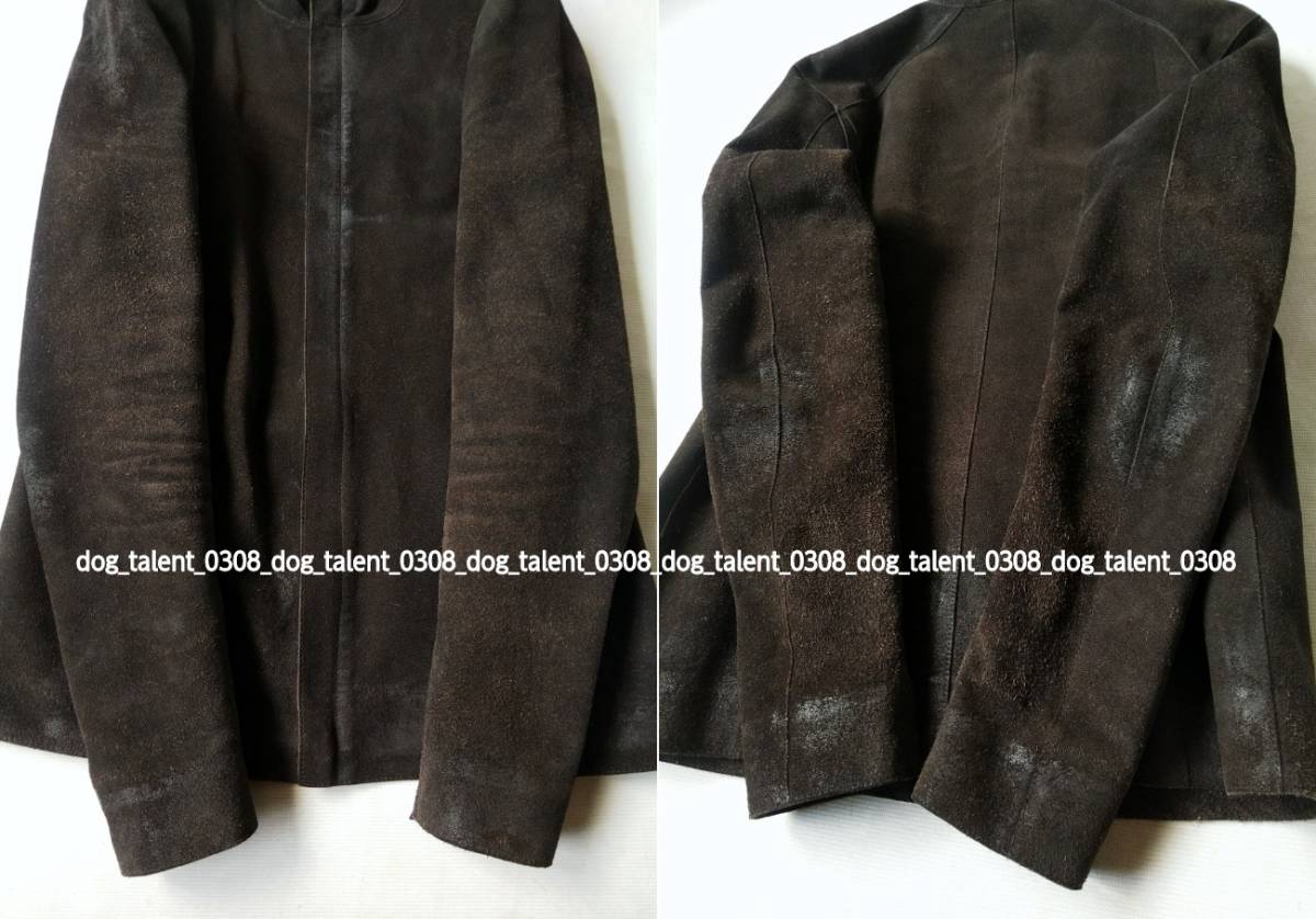 Martin Margiela 14 archive 2014 suede leather riders jacket ITALY 