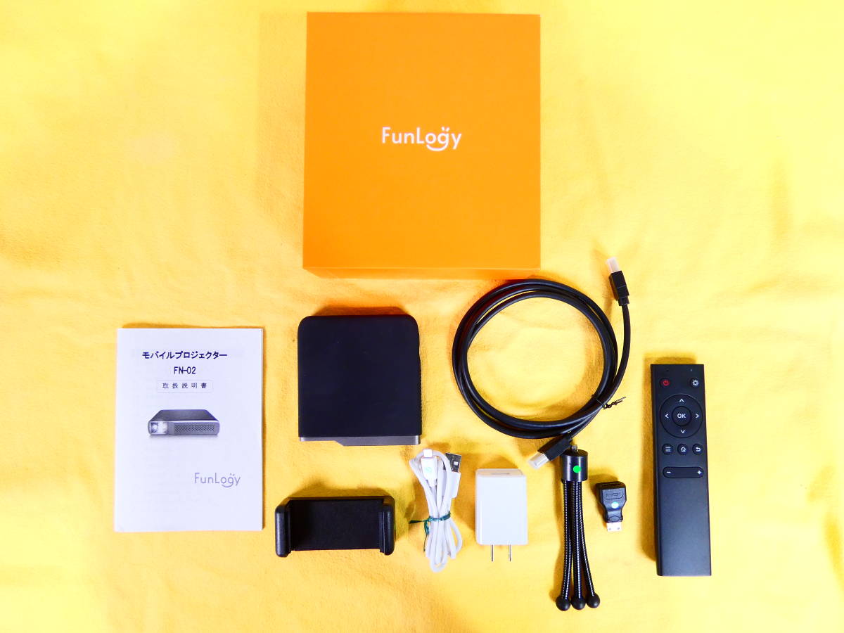 FUNLOGY Projector ⁄ 小型プロジェクター 送料無料プロジェクター 小型