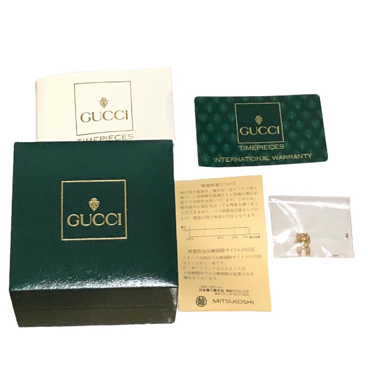 GUCCI グッチ バングルウォッチ チェンジベゼル 6色 稼働⁄新品電池